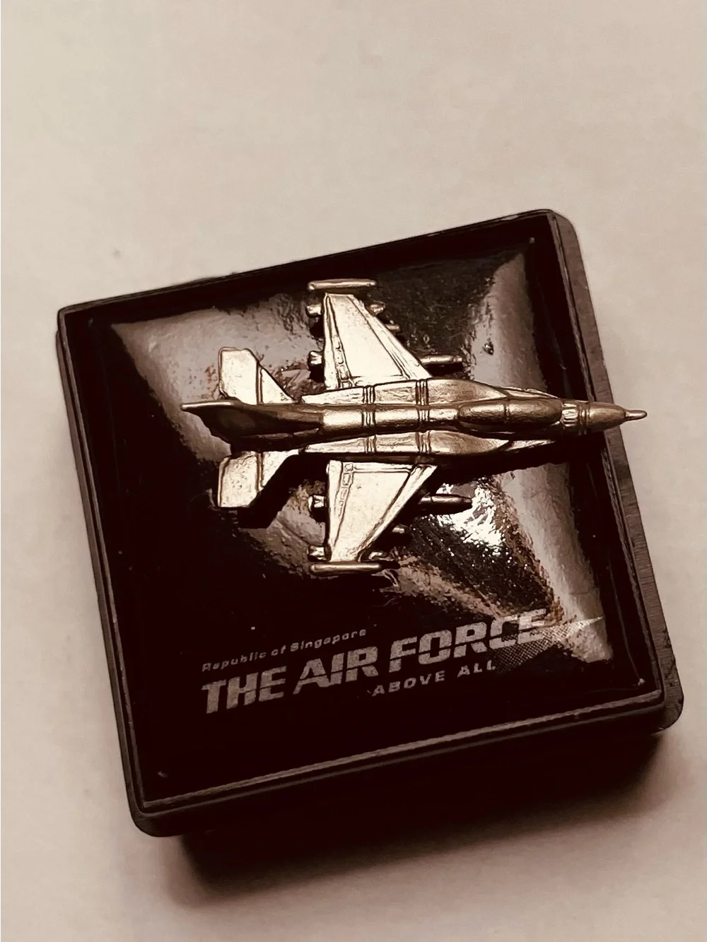 Jet Tie Pin - Silver Plane